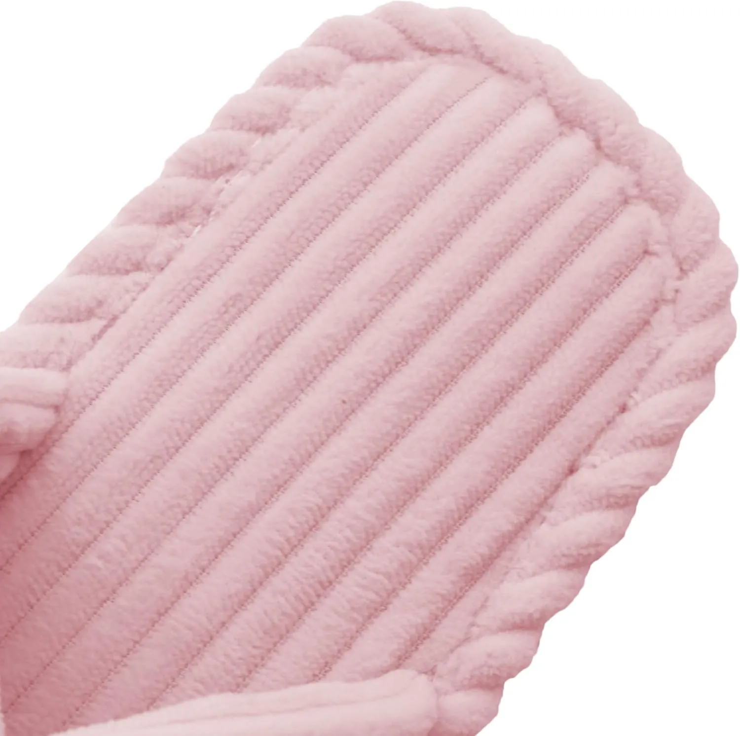 Women's Velvet Bow Slippers - Cozy Corduroy Indoor House Shoes with Anti-Slip Sole, Comfortable and Stylish Gift Slippers for Home and Bedroom